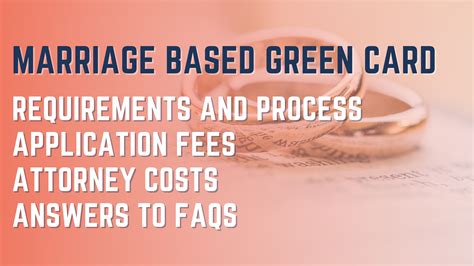 marriage green card lawyer fee.